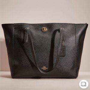 Coach Crossgrain Turnlock Tote